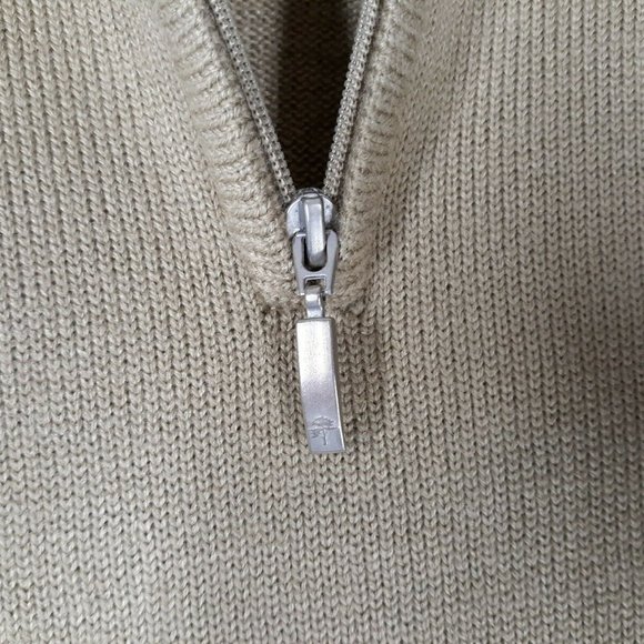 Greenland Mens Sweater 1/4 zip Pullover L Wool - Picture 5 of 6